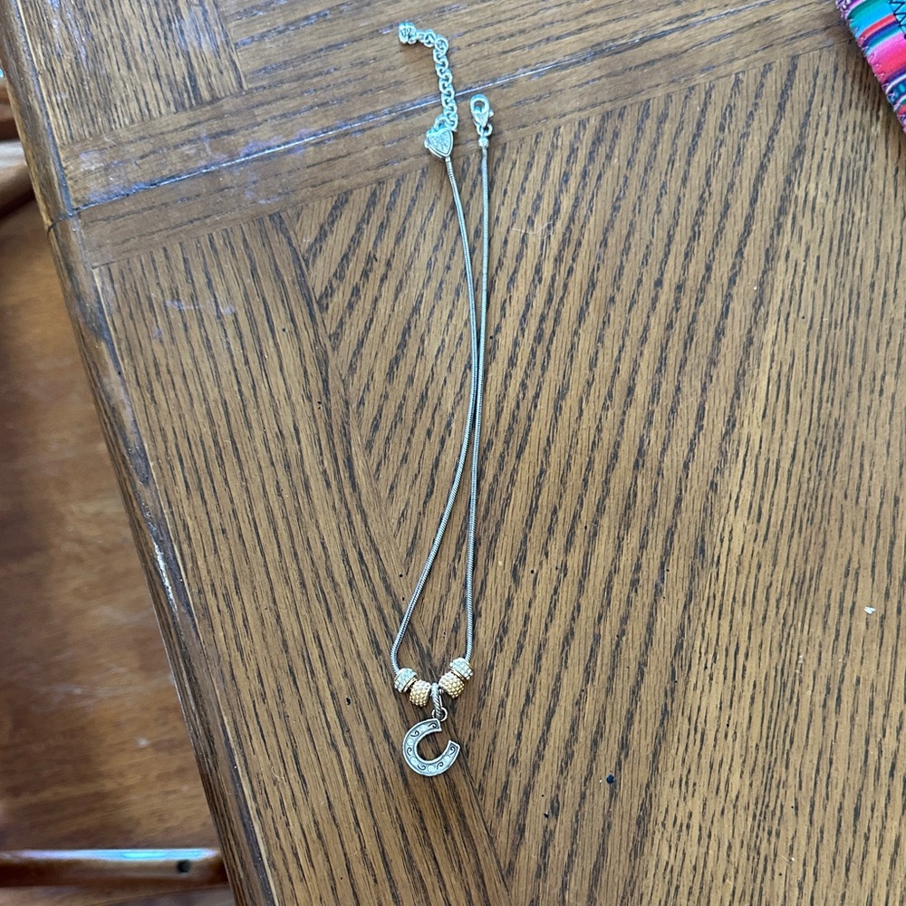 Brighton Horseshoe Gold and Silver Necklace